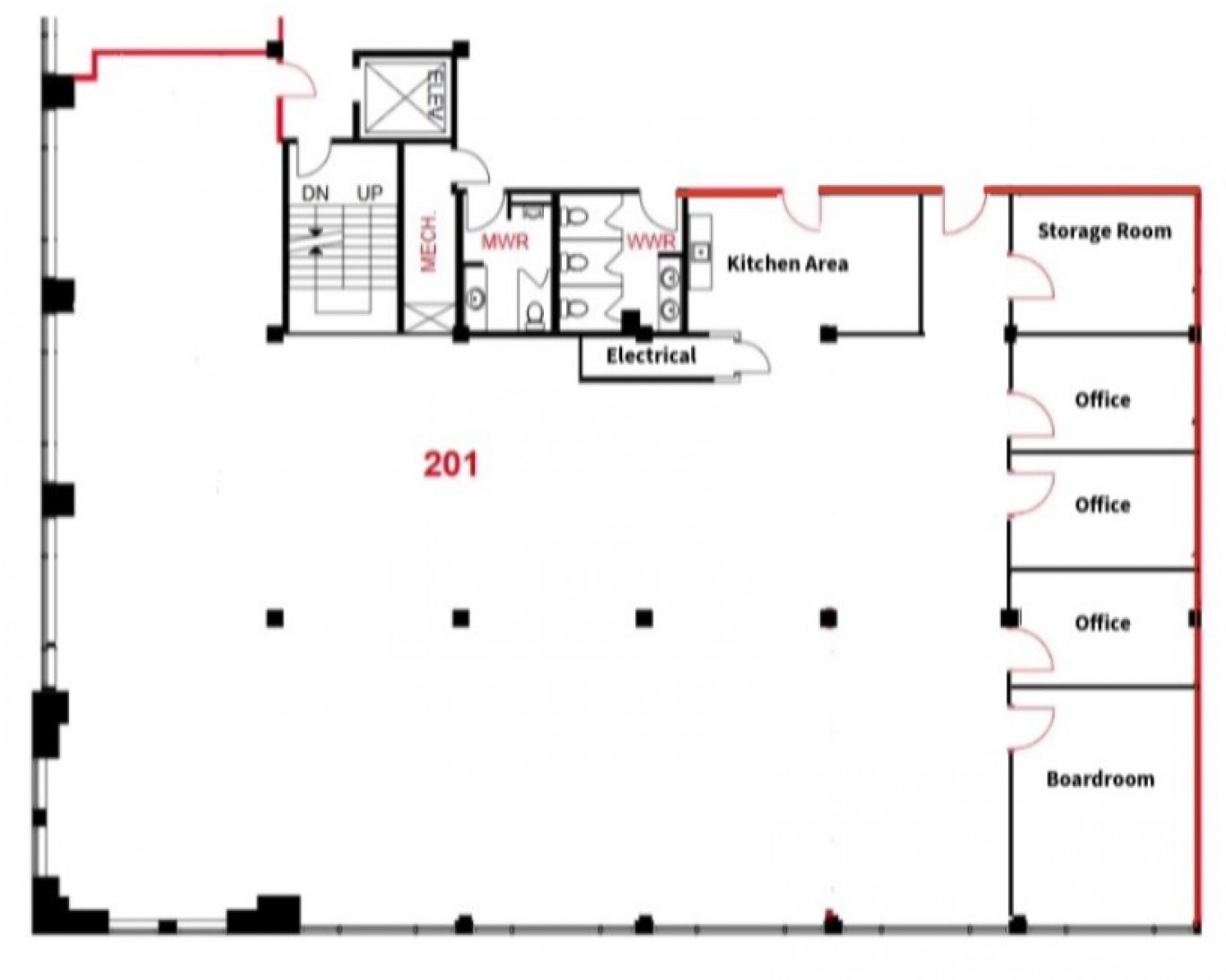 Suite 201 Floorplan